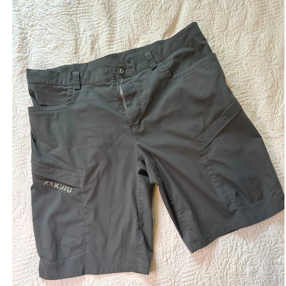 KUIU Tiburon Gorpcore Technical UPF 50+ Shorts Size 44 Performance Hiking Gray